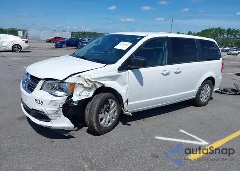 2018 Dodge Grand Caravan Se z USA, uszkodzony, nr VIN 2C4RDGBGXJR253672